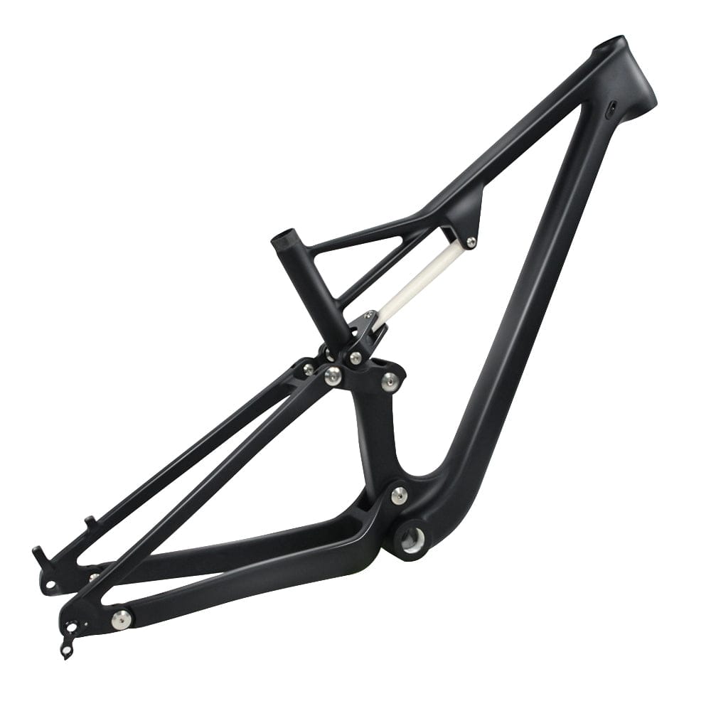 HTM01 Carbon Suspension Frame 142*12mm Thru Axle Disc Brake BSA 15/17/19 Bike 29er